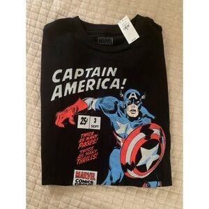 Old Navy x Marvel Captain America Tee - NWT